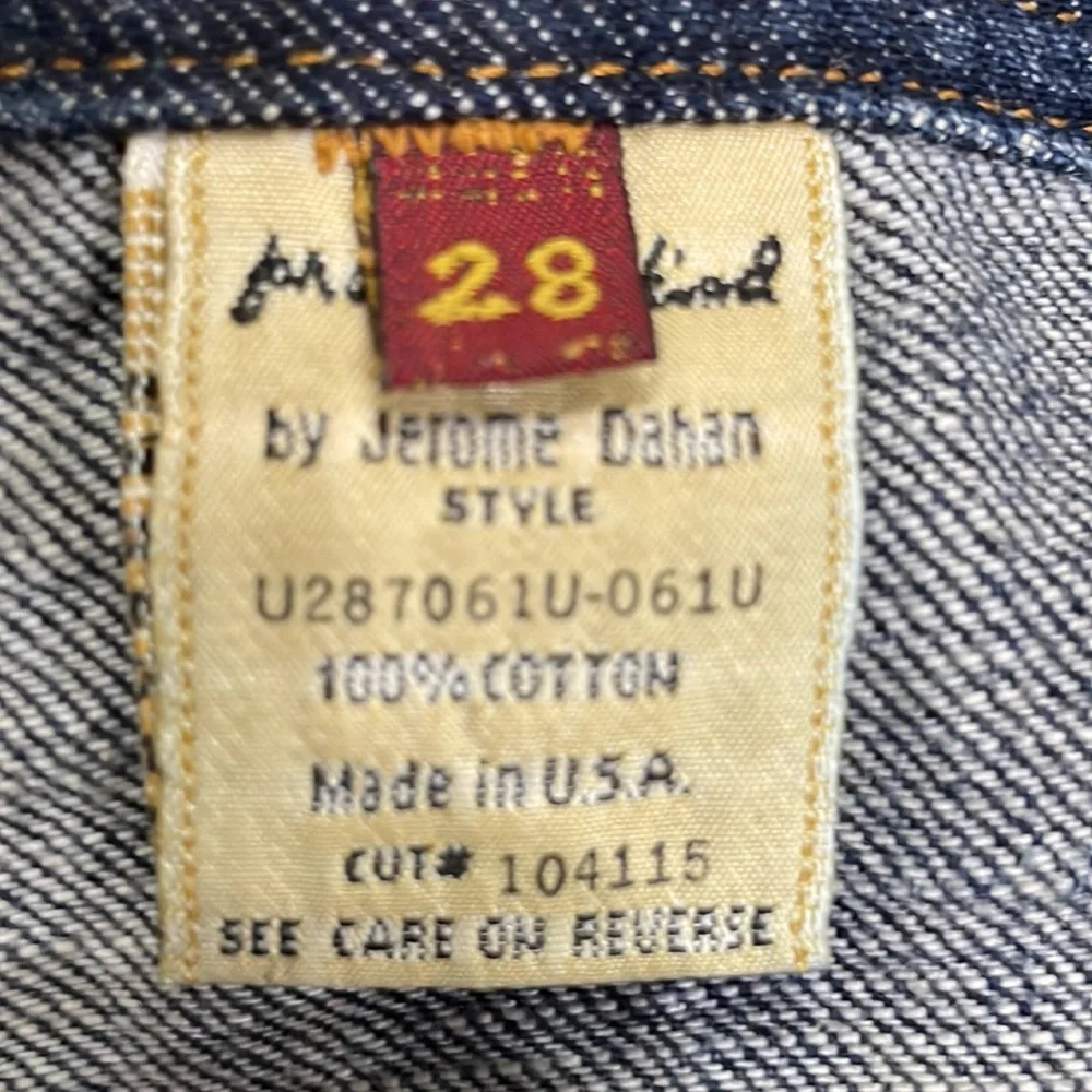 7 For All Mankind by Jerome Dahan Womens‎ Denim Blue Jean Skirt - Size 28